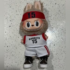 Pop Mart Labubu Denver Nuggets 15 Uniform